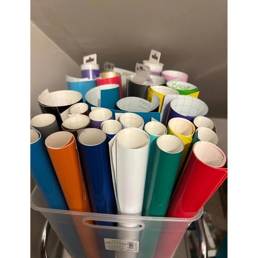 CRICUT SUPPLIES DESTASH: Removable Permanent Iron On Infusible Ink Vinyl +MORE